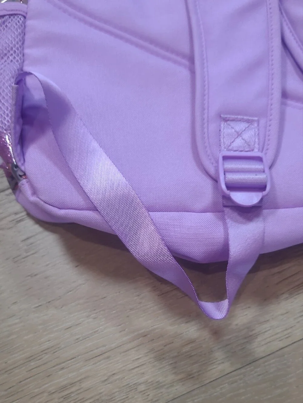 EUC Disney Store Backpack Girls Disney Dogs Purple Glitter Character School Bag